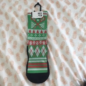 Christmas lacrosse socks